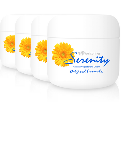 Wellsprings Serenity Cream (60ml jar) - 4 Pack